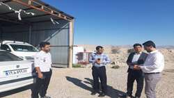 بازدید سرپرست شبکه فراشبند از پایگاه اورژانس جاده ای سوار غیب