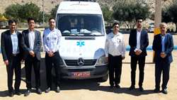 بازدید نوروزی سرپرست شبکه فراشبند از محل استقرار اورژانس نوجین 