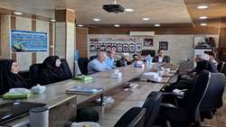 دیدار مسئولان حوزه سلامت فراشبند با مدیران آموزش و پرورش شهرستان به مناسبت هفته معلم