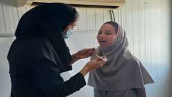 اجرای مرحله دوم طرح وارنیش فلوراید در مدارس روستای گوری