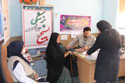 برگزاری اردوی جهادی سلامت محور بسیج جامعه پزشکی فراشبند در یکی از مناطق محروم شهرستان