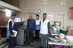 بازدید مشترک از رستوران ها و بیرون بر های سطح شهر فراشبند در راستای اجرای بسیج سلامت نوروزی