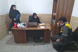 بازدید کارشناس بهداشت حرفه‌ای شبکه فراشبند از معدن سرب و روی شهرستان 