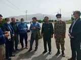 بازدید فرماندار و رییس شبکه بهداشت فراشبند از اجرای طرح پایش و فاصله گذاری اجتماعی در مبادی ورودی شهرستان