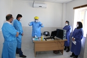 بازدید و ارزیابی خدمات در مرکز خدمات سرپایی16 ساعته کرونا فراشبند
