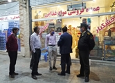 بازدید مشترک رییس و اعضای ستاد مدیریت بیماری کرونا شهرستان فراشبند از سطح شهر فراشبند با هدف نظارت بر تعطیلی اصناف