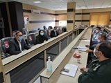 نشست هماهنگی اجرای طرح شهید حاج قاسم سلیمانی با هدف مدیریت و کنترل اپیدمی کووید 19 در فراشبند