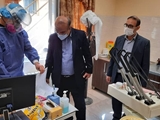 بازدید رئیس گروه دهان و دندان معاونت بهداشتی دانشگاه از مراکز خدمات جامع سلامت فراشبند و نوجین