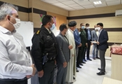 برگزاری آیین تکریم و معارفه مدیران پیشین و جدید حراست شبکه بهداشت و درمان فراشبند