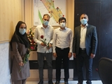تقدیر از کارشناس سلامت روان و بهداشت حرفه ای شبکه فراشبند