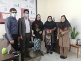 تقدیر از کارشناس سلامت روان مرکز خدمات جامع سلامت فراشبند و دهرم