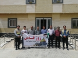حضور رییس و کارکنان شبکه بهداشت و درمان فراشبند در راهپیمایی روز قدس