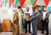 تقدیر از جانباز شاغل در شبکه فراشبند همزمان با میلاد حضرت ابوالفضل العباس (ع)