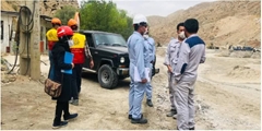 نظارت بر اندازه گیری عوامل زیان آور در معدن سرمه فراشبند