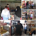 نظارت بهداشتی بر اصناف مستقر در اطراف حرم امام زاده شهید(ع) فراشبند در ایام تعطیلات نوروزی