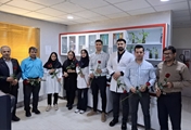 تقدیر از کارکنان آزمایشگاه مرکز خدمات جامع سلامت فراشبند به مناسبت روز آزمایشگاه