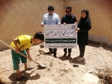 کاشت نهال به مناسبت هفته ملی جمعیت با شعار «همه برای ایران جوان» در خانه بهداشت کنارمالک