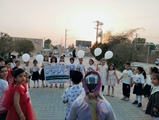 برگزاری آیین «بادکنک آرزو» در فراشبند به مناسبت هفته ملی جمعیت