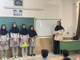 معاینه بهداشتی دانش‌آموزان و برگزاری کلاس‌های آموزشی در مدرسه شهید رویین‌تن روستای امام‌زاده شهید(ع)