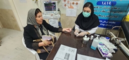 آموزش و سنجش قندخون در کلینیک NCD بیمارستان امام هادی(ع) فراشبند