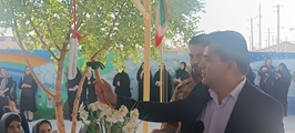 نواخته شدن زنگ مهر و ایثار در مدرسه تمدن‌سازان فراشبند به دست سرپرست شبکه بهداشت و درمان