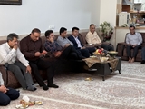 دیدار با رزمنده دوران دفاع مقدس شاغل در شبکه بهداشت و درمان شهرستان فراشبند